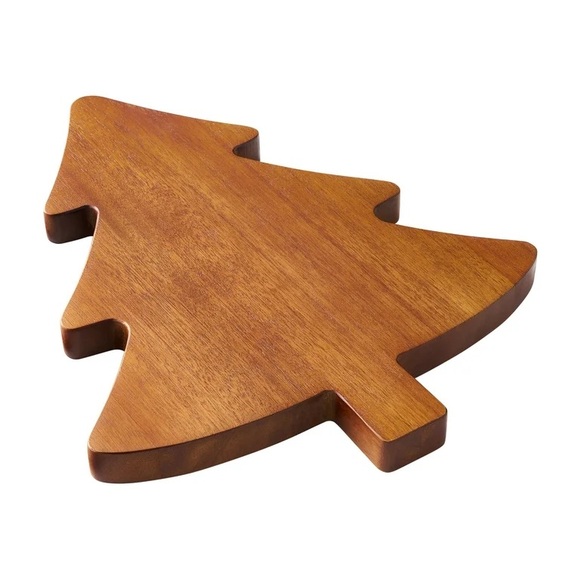The Pioneer Woman Holiday Christmas Tree-Shaped Acacia Wood Charcuterie
Board - Picture 4 of 6